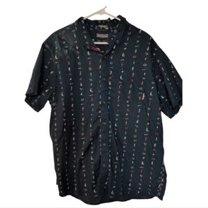 Eddie Bauer Dark Blue Shirt 100% Cotton XL